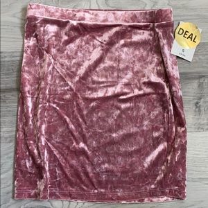 2 velvet skirts from Forever 21